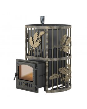 Печь для бани Эверест Ковка 24 (280) закрытая каменка