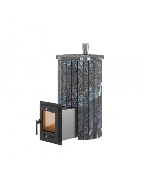 Печь для бани Эверест "Steam Master 24 INOX" Ламель Амфиболит, S-20