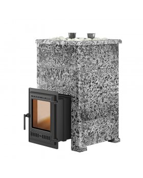 Печь для бани Эверест "Steam Master 38 ЧУГУН" Пироксенит Элит, S-40