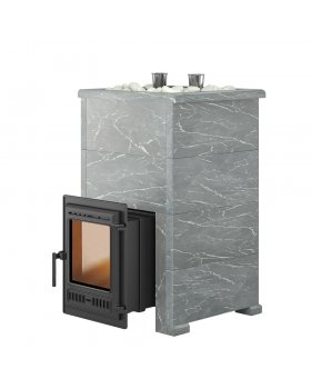 Печь для бани Эверест "Steam Master 38 ЧУГУН" Талькохлорит, S-40
