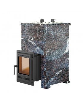 Печь для бани Эверест "Steam Master 38 ЧУГУН" Амфиболит, S-40