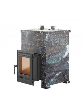 Печь для бани Эверест "Steam Master 30 ЧУГУН" Амфиболит, S-40