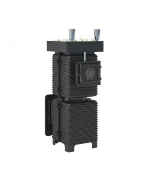 Печь для бани Эверест "Легкий пар Профи" под обкладку Б/В (по-серому)-foto2