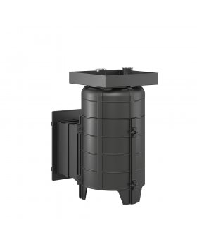 Печь для бани Эверест "Steam Master" 30 (320) ЧУГУН (под обкладку)-foto2