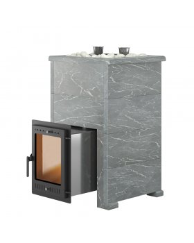 Печь для бани Эверест "Steam Master 38 INOX" Талькохлорит, S-40