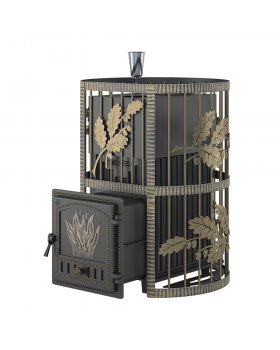 Печь для бани Эверест Ковка 24 (281) закрытая каменка