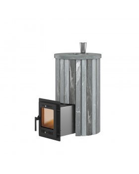 Печь для бани Эверест "Steam Master 24 INOX" Ламель Талькохлорит, S-20