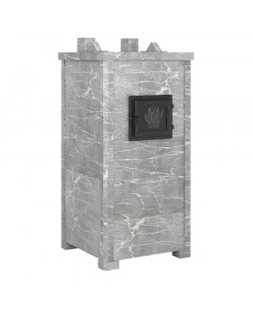 Печь Эверест "Легкий пар Профи" каменка «по-серому», Талькохлорит, S-50 мм Б/В-foto2