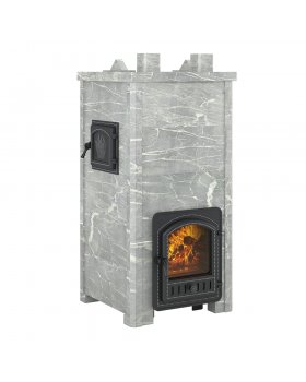 Печь Эверест "Легкий пар Профи" каменка «по-серому», Талькохлорит, S-50 мм Б/В-foto3