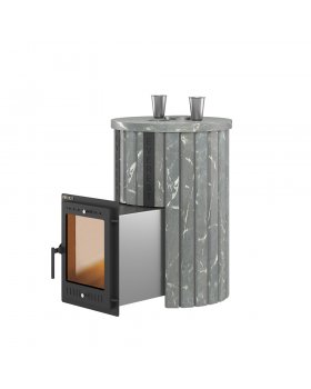 Печь для бани Эверест "Steam Master 30 INOX" Ламель Талькохлорит, S-20