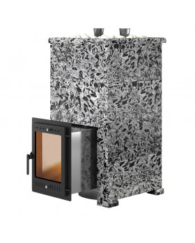 Печь для бани Эверест "Steam Master 44 INOX" Пироксенит Элит, S-40