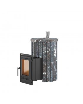 Печь для бани Эверест "Steam Master 18 ЧУГУН" Ламель Амфиболит, S-20