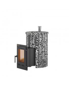 Печь для бани Эверест "Steam Master 18 ЧУГУН" Ламель Пироксенит Элит, S-20