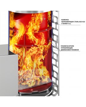 Печь для бани Эверест "Steam Master" 24 (310) ЧУГУН-foto4