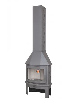 Камин МЮНХЕН ПРИСТЕННО-УГЛОВОЙ графит