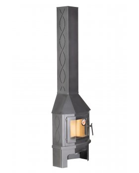 Камин МЮНХЕН ПРИСТЕННО УГЛОВОЙ КОМПАКТ графит-foto3