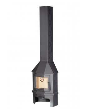 Камин МЮНХЕН ПРИСТЕННО УГЛОВОЙ КОМПАКТ графит-foto7