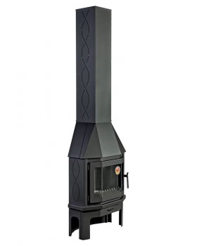 Камин МЮНХЕН ПРИСТЕННО-УГЛОВОЙ черный-foto6