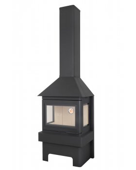 Камин ПРАГА три стекла Камин ПРАГА три стекла