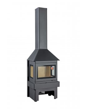 Камин ПРАГА три стекла-foto3