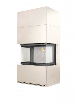 Камин РОДОС 800 СЛОНОВАЯ КОСТЬ белый шамот