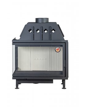 Каминная топка Экокамин Альфа 1000 L два стекла левая-foto2