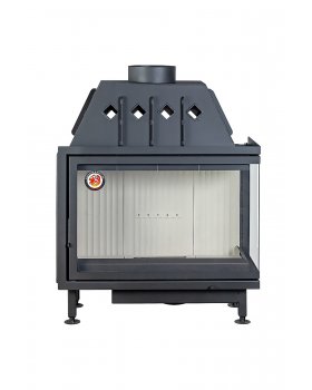 Каминная топка Экокамин Альфа 1000 R два стекла правая-foto2