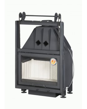 Каминная топка Экокамин Альфа 700 K с контргрузом