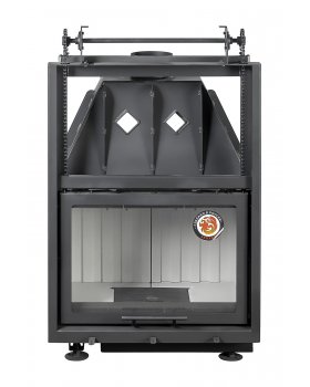 Каминная топка Экокамин Альфа 700 K с контргрузом-foto2