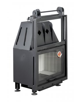 Каминная топка Экокамин Альфа 700 K с контргрузом-foto3