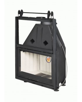 Каминная топка Экокамин Альфа 800 K с контргрузом