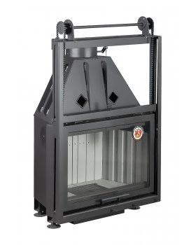 Каминная топка Экокамин Альфа 800 K с контргрузом-foto3