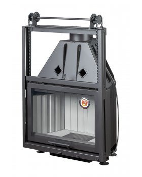 Каминная топка Экокамин Альфа 800 K с контргрузом-foto7