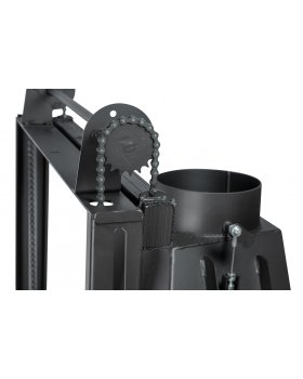 Каминная топка Экокамин Альфа 800 KВ с контргрузом черный шамот-foto11