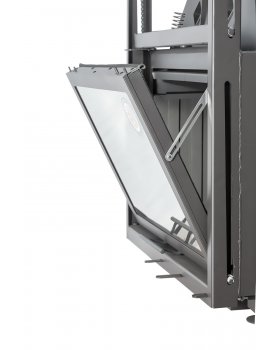 Каминная топка Экокамин Альфа 800 KВ с контргрузом черный шамот-foto8