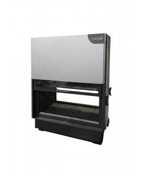 Каминная топка Экокамин ВЕГА 1000 TB туннельная черный шамот