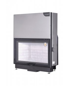 Каминная топка Экокамин ВЕГА 1200 принтинг подовое горение