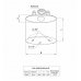 Бак "Хопёр" для теплообменника вертикальный эллипс 60 л