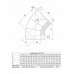 HF 30-50Z Сэндвич-колено 135° 115х200