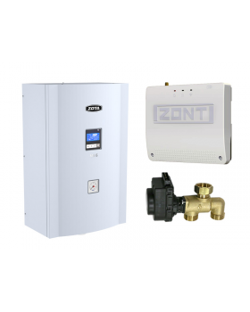 Миникотельная-SET МК-X 9кВт (клапан ZOTA BPV+ZONT SMART 2.0+Адаптер OpenThermDIN)