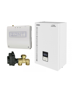 Миникотельная-SET МК-X 9кВт (клапан ZOTA BPV+ZONT SMART 2.0+Адаптер OpenThermDIN)-foto3