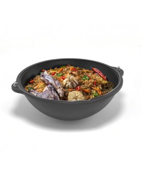 Казан чугунный Везувий 12л с ручкой