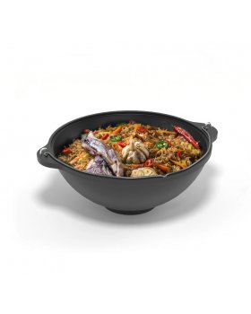 Казан чугунный Везувий 6л с ручкой