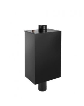 Бак BLACK на трубе 80л д.115 (Прямоуг.) (AISI 439)