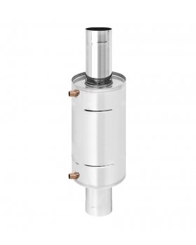 Теплообменник 12л на трубе д.120 (AISI 439)