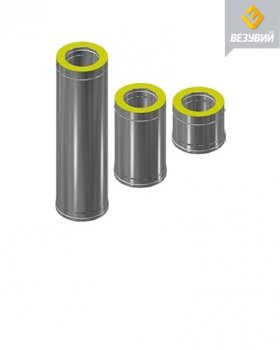 Сэндвич-труба Нерж+Нерж (AISI 430/0,8мм) д.180х250, L-0,5м