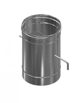 Шибер нерж. поворотный (AISI 430/0,8мм) д.120