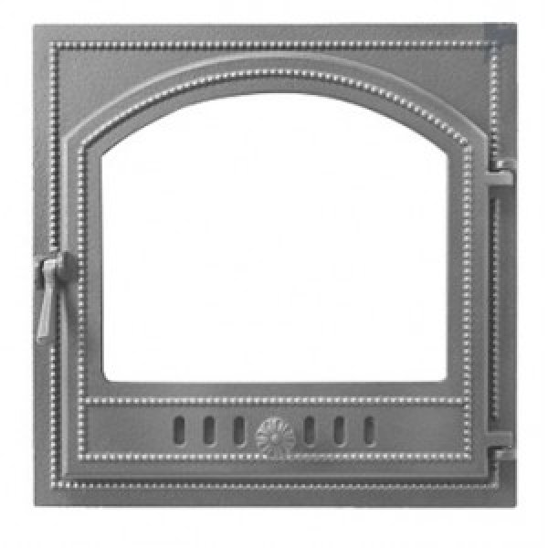 Дверка Везувий каминная 205 (не крашенная, без стекла) (415х415)