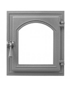 Дверка Везувий каминная 220 (не крашенная, без стекла) (325х290)