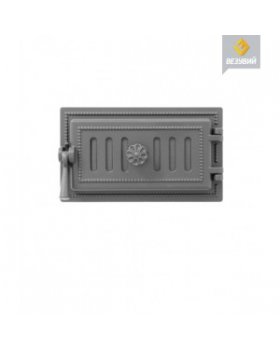 Дверка Везувий поддувальная 236 (Антрацит) (140х275)